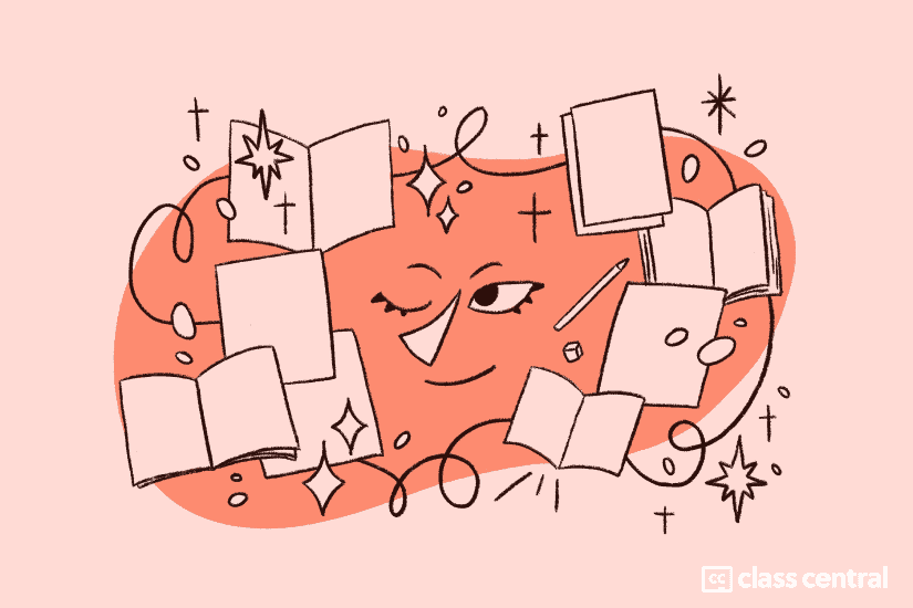 अकादमिक लेखन पाठ्यक्रम इलस्ट्रेटेड बैनर